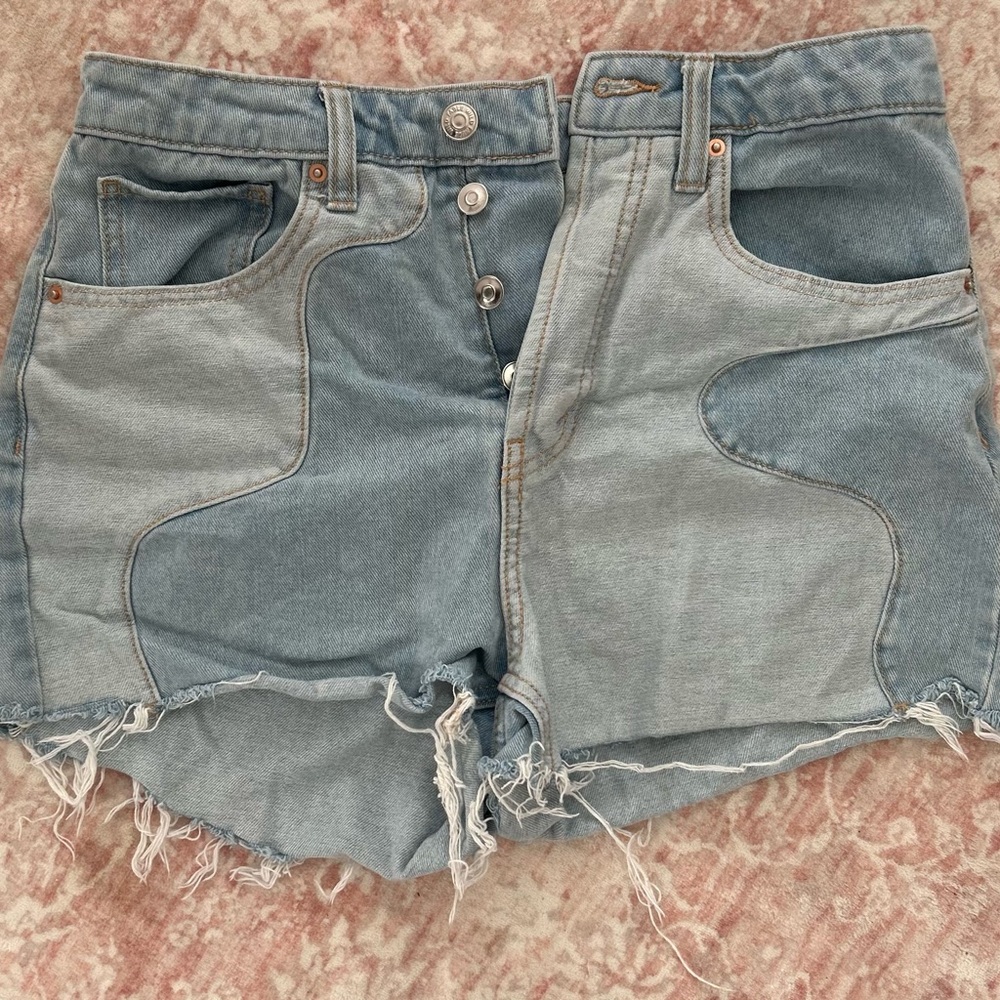 Wild Fable Light Blue High-Waisted Jean Shorts